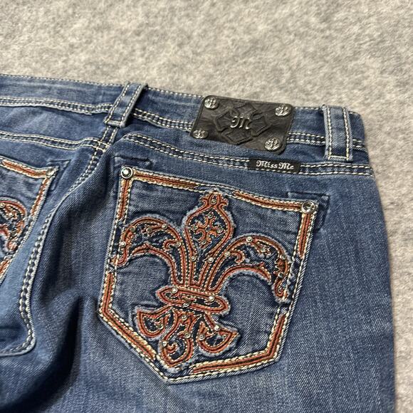 Miss Me Skinny Women's Jeans Size 28 Blue Dark Denim - Picture 8 of 10